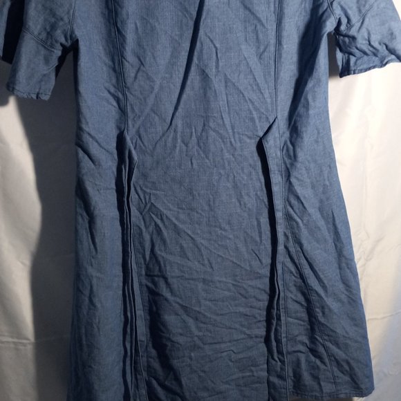 LUMIERE - DRESS - DENIM - MEDIUM (EUC) - Picture 2 of 3